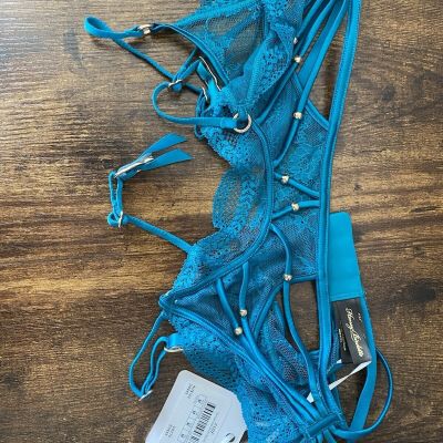Honey Birdette Jade Azure Suspended Size Medium Brand New With Tags